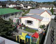 Photo of the old Karori Childcare Centre building.  KCC Inc.